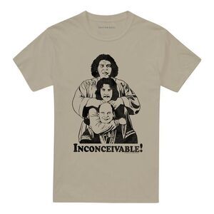 The Princess Bride Unisex Adult Inconceivable! T-Shirt / Sand